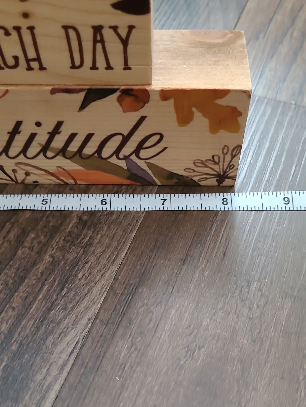 Stackable Wooden Fall Decor